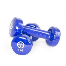 Gantere vinil 2 x 1 kg, Master Sport