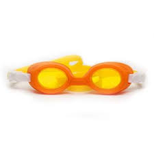 Ochelari inot pentru copii, Bubbles, galben-portocaliu, Aquazone