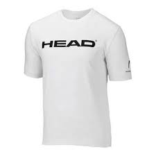 Tricou tenis copii, alb, Brand Jr, Head