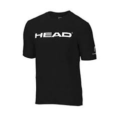 Tricou tenis copii, negru, Brand Jr, Head