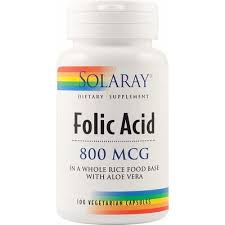 Acid Folic, 800mcg, 100 capsule, Secom