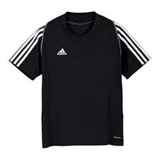 Tricou pentru copii tenis de masa T 12 Tee Y,  negru, Adidas