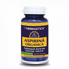 Aspirina Organica, 60 capsule, Herbagetica