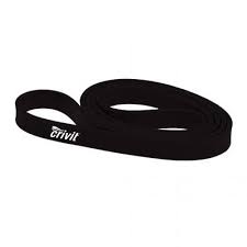 Banda elastica exercitii fitness, intensitate tare, negru