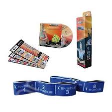 Banda elastica fitness 20kgf Elastiband - albastru + DVD exercitii