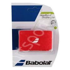 Bandana tenis Babolat Double line - rosu