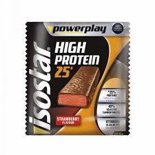 Baton proteic pentru sportivi, Powerplay, capsuni, 3x35g