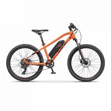 Bicicleta electrica pentru copii, hardtail, 24 inch, Apache Tate, cadru 13.4 inch, portocaliu