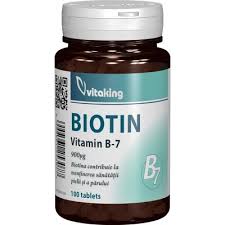 Biotin vitamina B-7, 100 comprimate, Vitaking