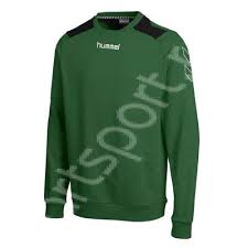 Bluza trening Hummel Roots bumbac - verde