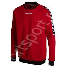 Bluza bumbac Hummel Stay Authentic - rosu