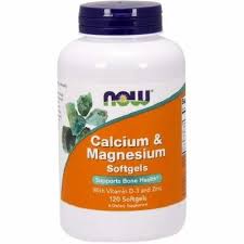 Calciu si Magneziu cu Vitamina D-3 si Zinc, 120 gelule, Now