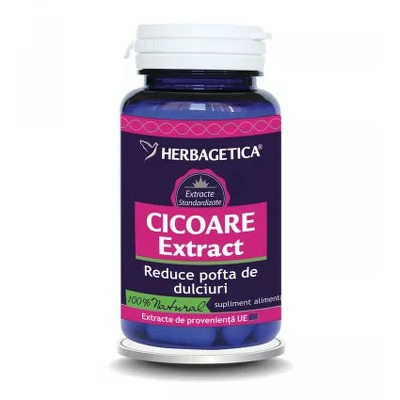 Cicoare Extract, 60 capsule, Herbagetica