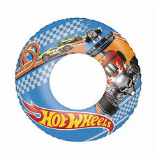 Colac gonflabil, 3+ ani, 56cm, Hot Wheels, Bestway