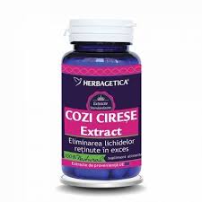 Cozi de cirese extract, 60 capsule, Herbagetica