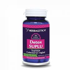 Detox Suplu, 30 capsule, Herbagetica