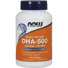 DHA, 500mg, 90 gelule, Now