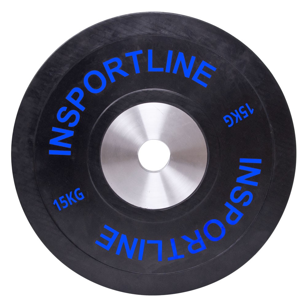 Disc cauciucat Bumper Plate 15kg, inSPORTline