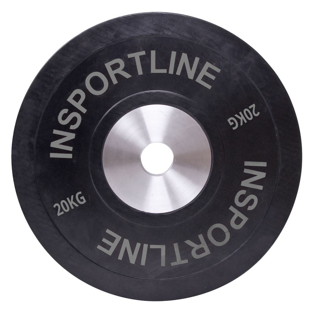 Disc cauciucat Bumper Plate 20kg, inSPORTline