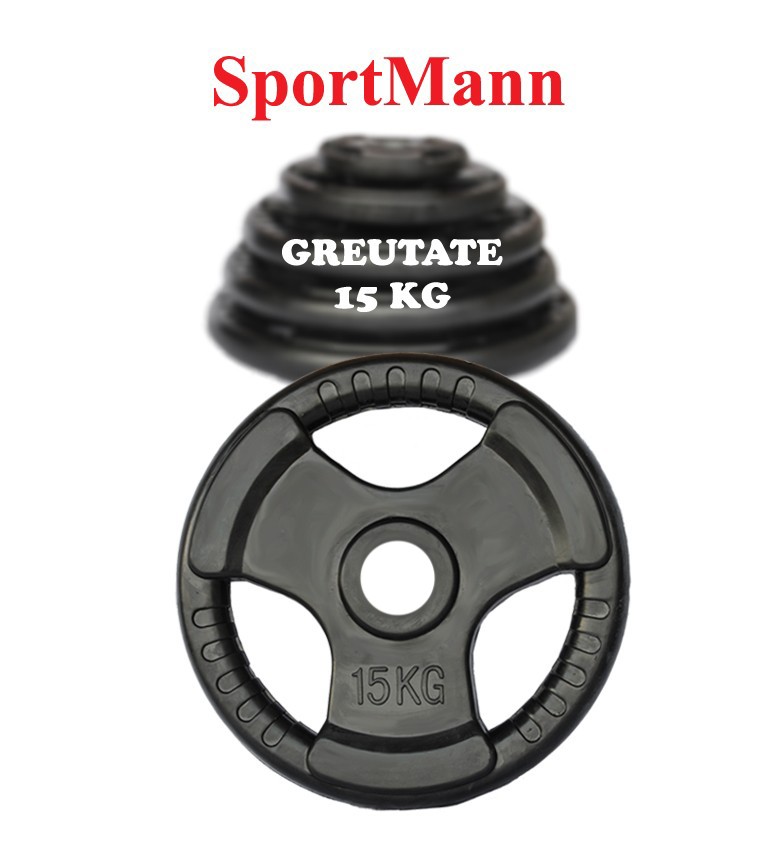 Disc olimpic, 15 kg, SportMann