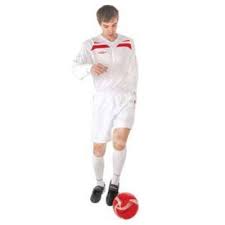 Echipament fotbal Umbro Enfield Jersey - alb/rosu