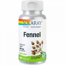 Fennel, 100 capsule, Solaray