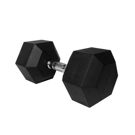 Gantera hexagonala cauciucata 25 kg, Dayu Fitness