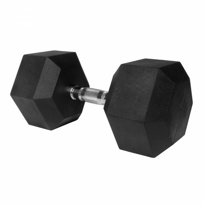 Gantera hexagonala cauciucata 27 kg, Dayu Fitness