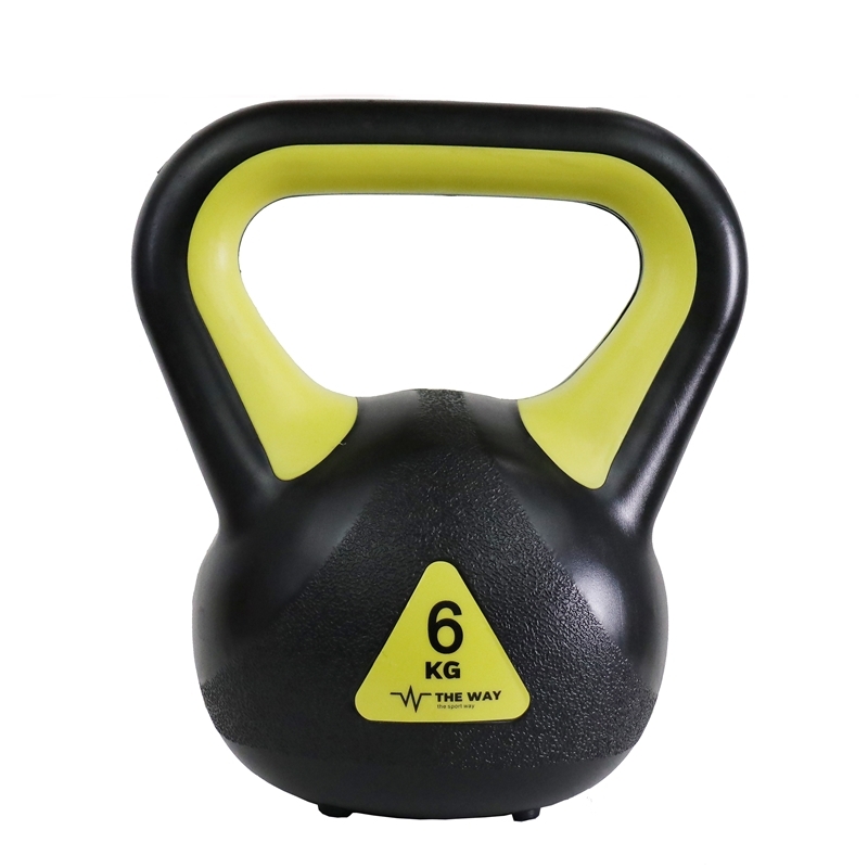 Gantera Kettlebell, 6kg, umplutura ciment