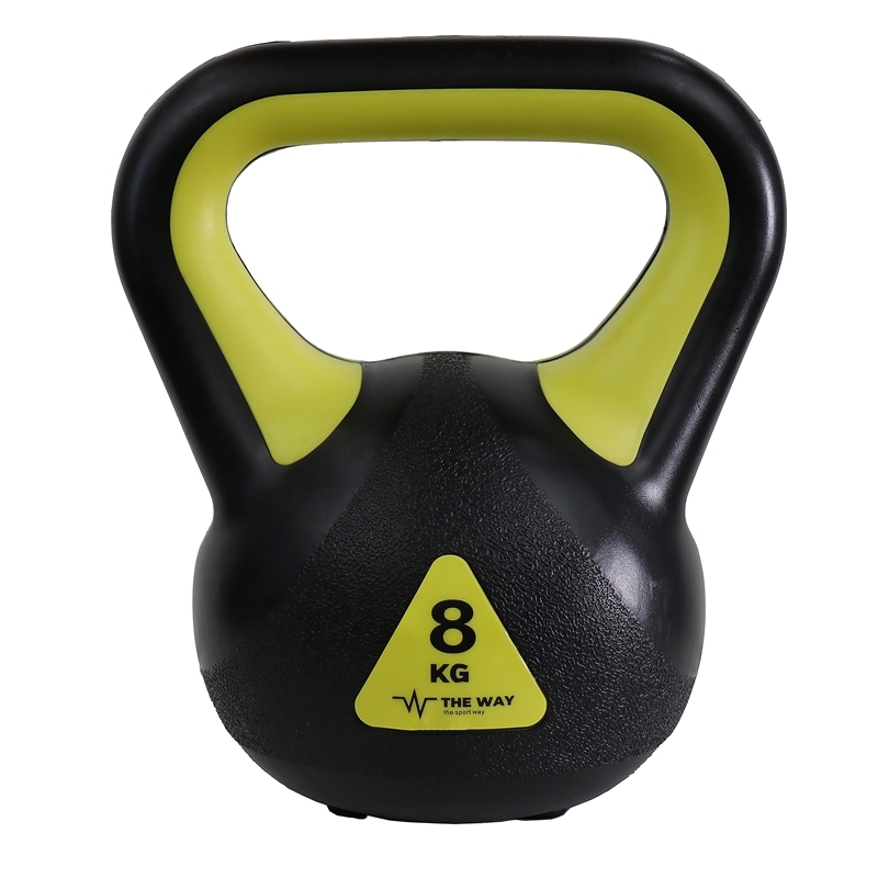 Gantera Kettlebell, 8kg, umplutura ciment