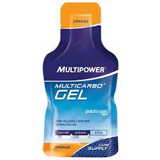 Gel energizant inainte de efort, Multicarbo gel, portocale, Multipower