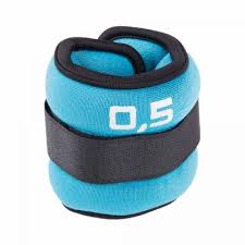 Greutati cu nisip incheieturi, 2x0.5kg, albastru, Nuui