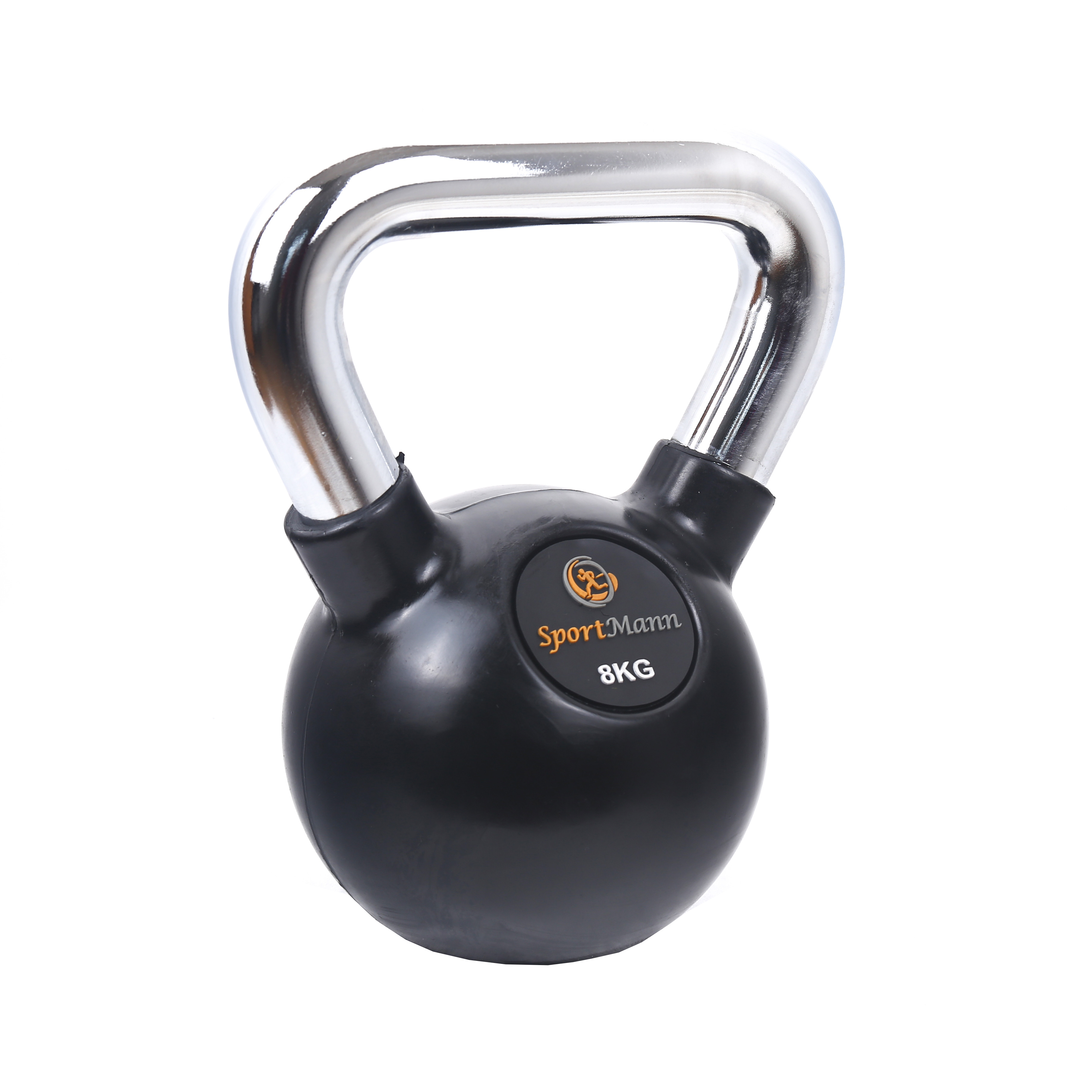 Kettlebell cauciucat, 8kg, SportMann