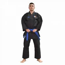 Kimono karate sport negru, 8 OZ, 120cm