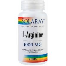 L-Arginine, 30 tablete, Solaray