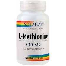 L-Methionine, 500mg, 30 capsule, Solaray