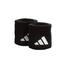 Mansete tenis absorbante, negru, Adidas