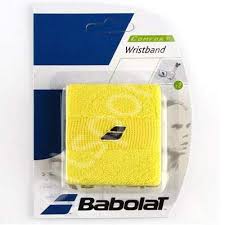 Mansete absorbante tenis Babolat Wristband - galben