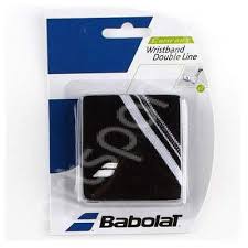 Mansete tenis Babolat Double line - negru