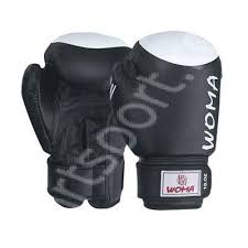 Manusi box din piele naturala bivol, negru, 8oz, WOMA