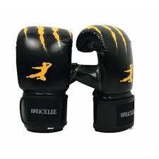 Manusi de box, Signature, negru-galben, M, Bruce Lee