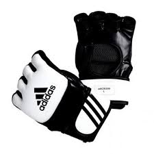 Manusi mma antrenament, negru-alb, Adidas