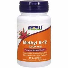 Methyl B-12, 5000mcg, 60 tablete, Now