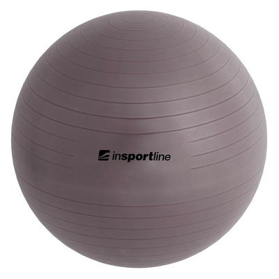 Minge aerobic Top Ball, 55cm, gri, pompa inclusa