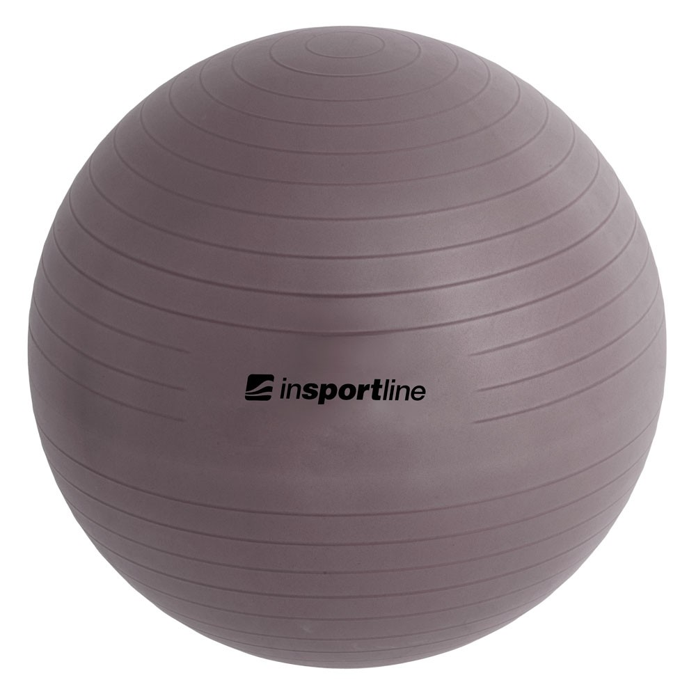 Minge aerobic Top Ball 75cm, gri inchis