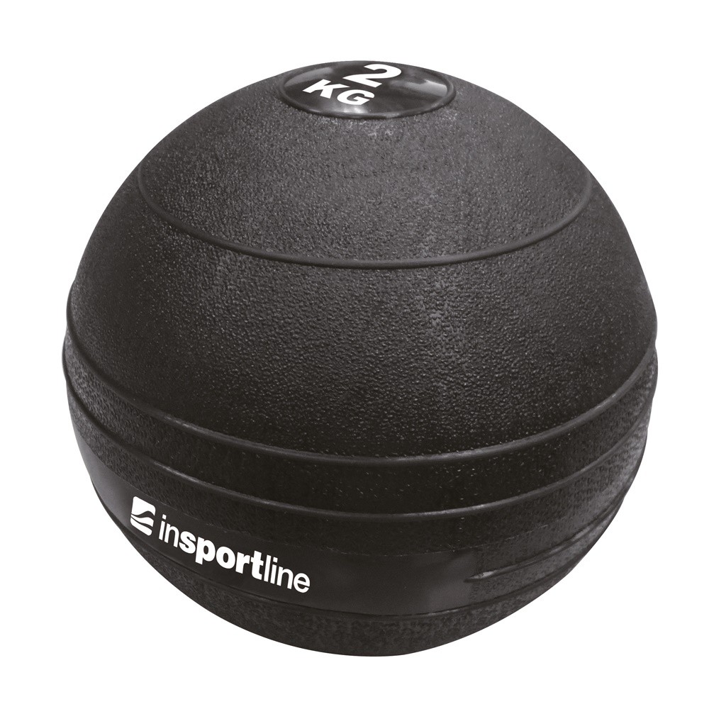 Minge exercitii crosffit Slam Ball, 2 kg, Insportline