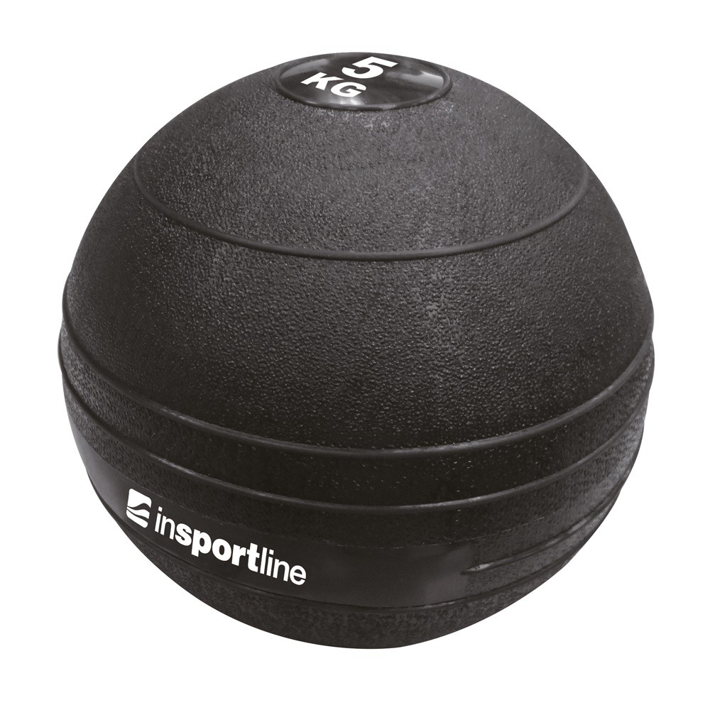 Minge exercitii crosffit Slam Ball, 5 kg, Insportline