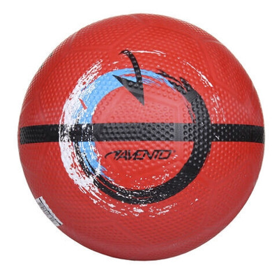 Minge fotbal cauciuc Street II, rosu