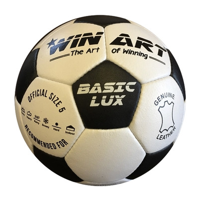 Minge fotbal piele naturala, nr. 5, Basic Lux (similara cu mingea Winner Artex)