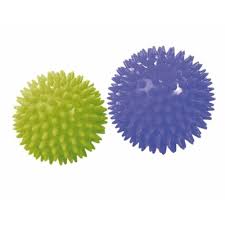 Mingi pentru masaj, set 2 bucati, verde-albastru